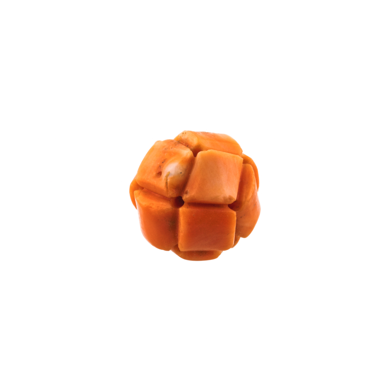 Coral Ojime Bead