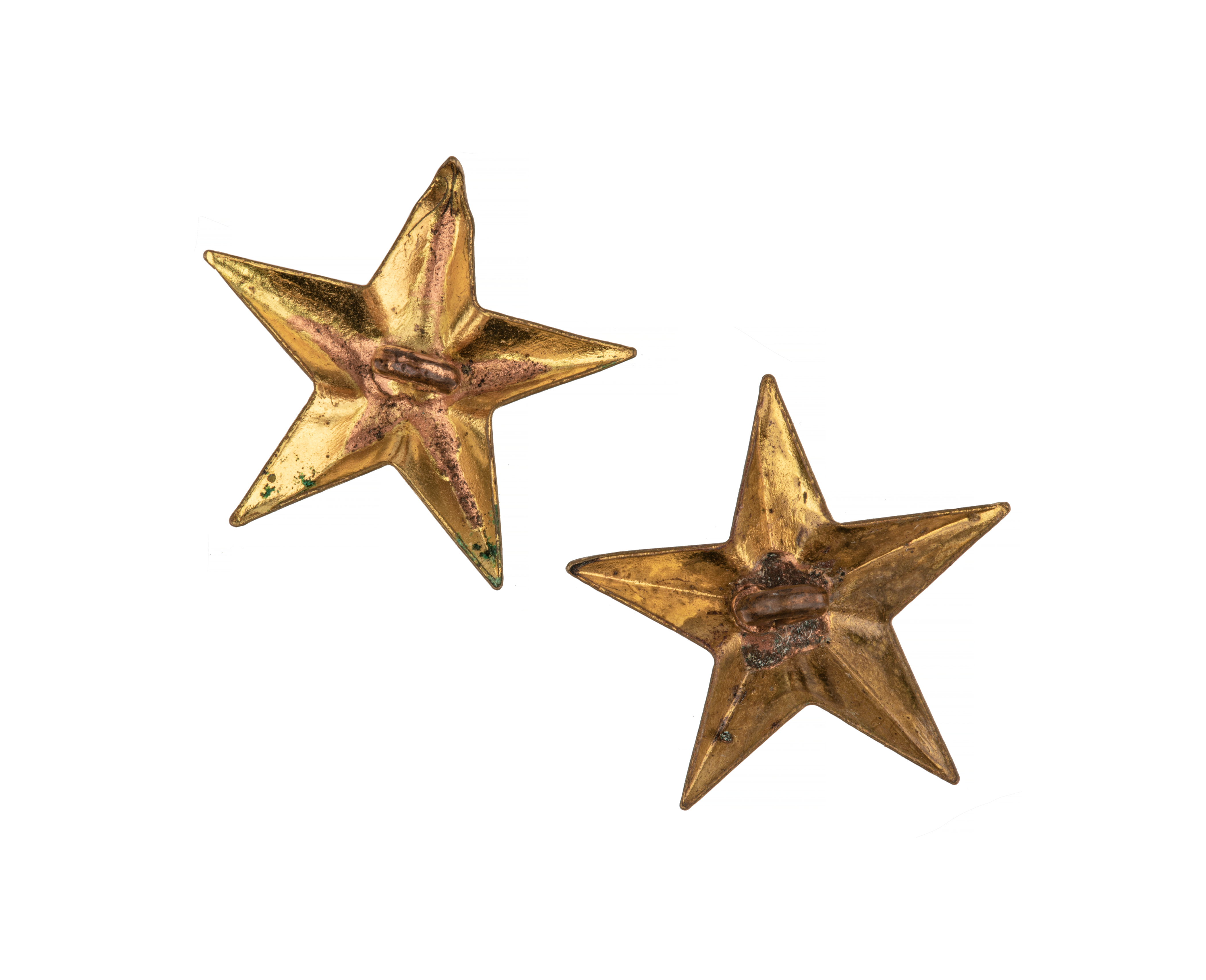 Antique Brass Star Military Buttons - All The Decor