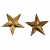 Antique Brass Star Military Buttons