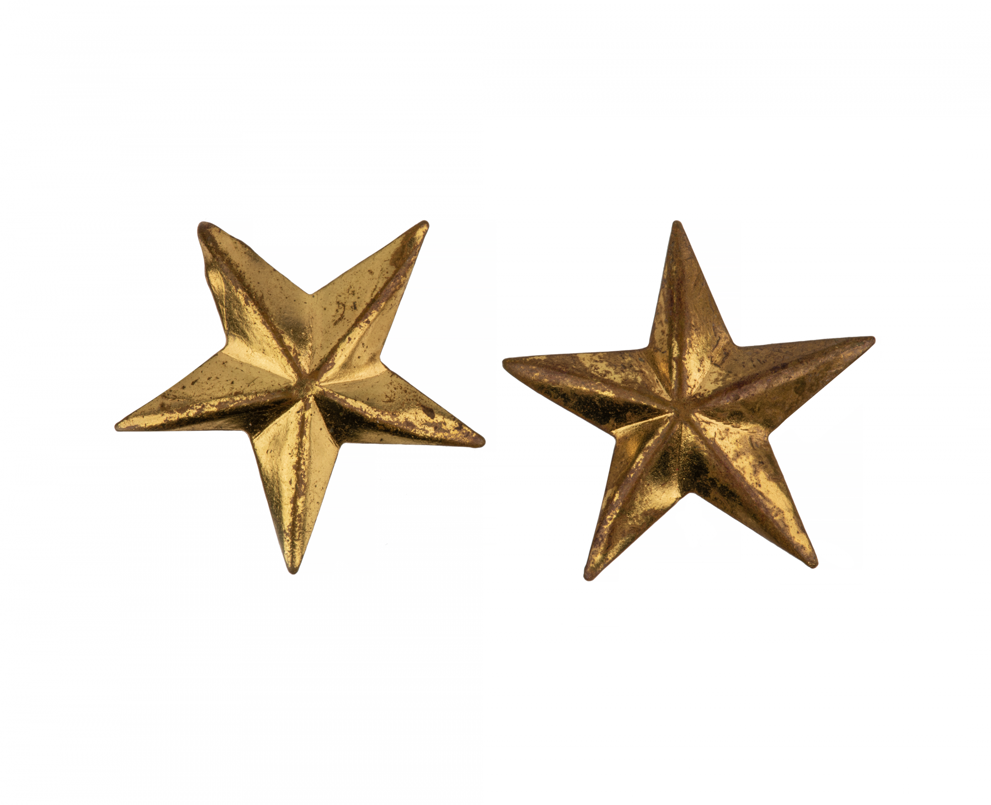 Antique Brass Star Military Buttons