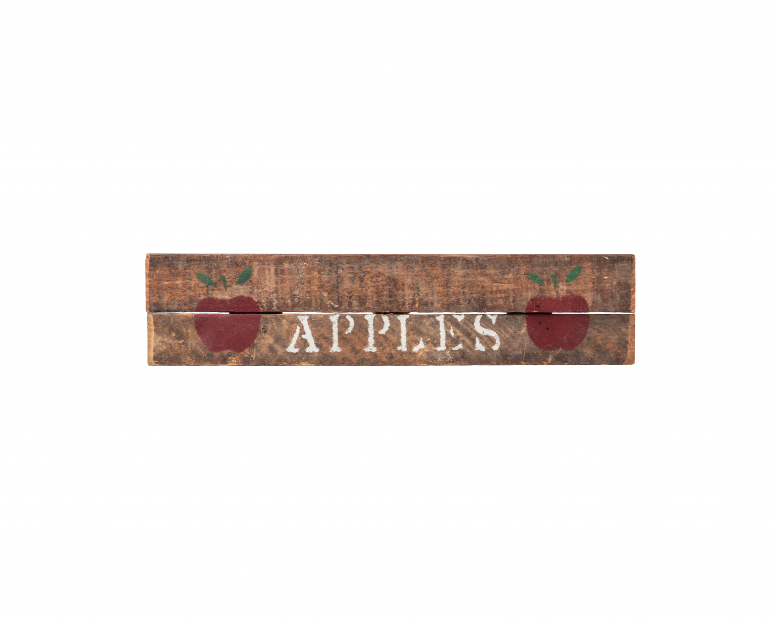 Vintage apple sign wall decor