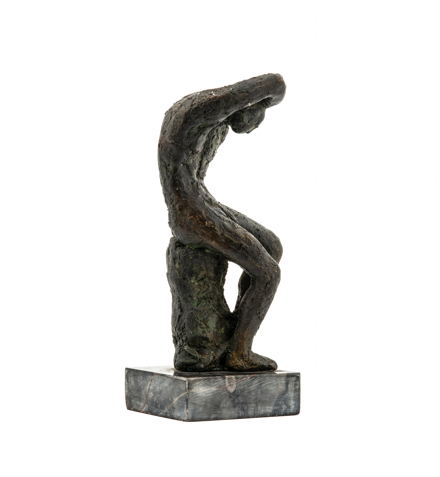 Vintage Bronze Male Sculpture