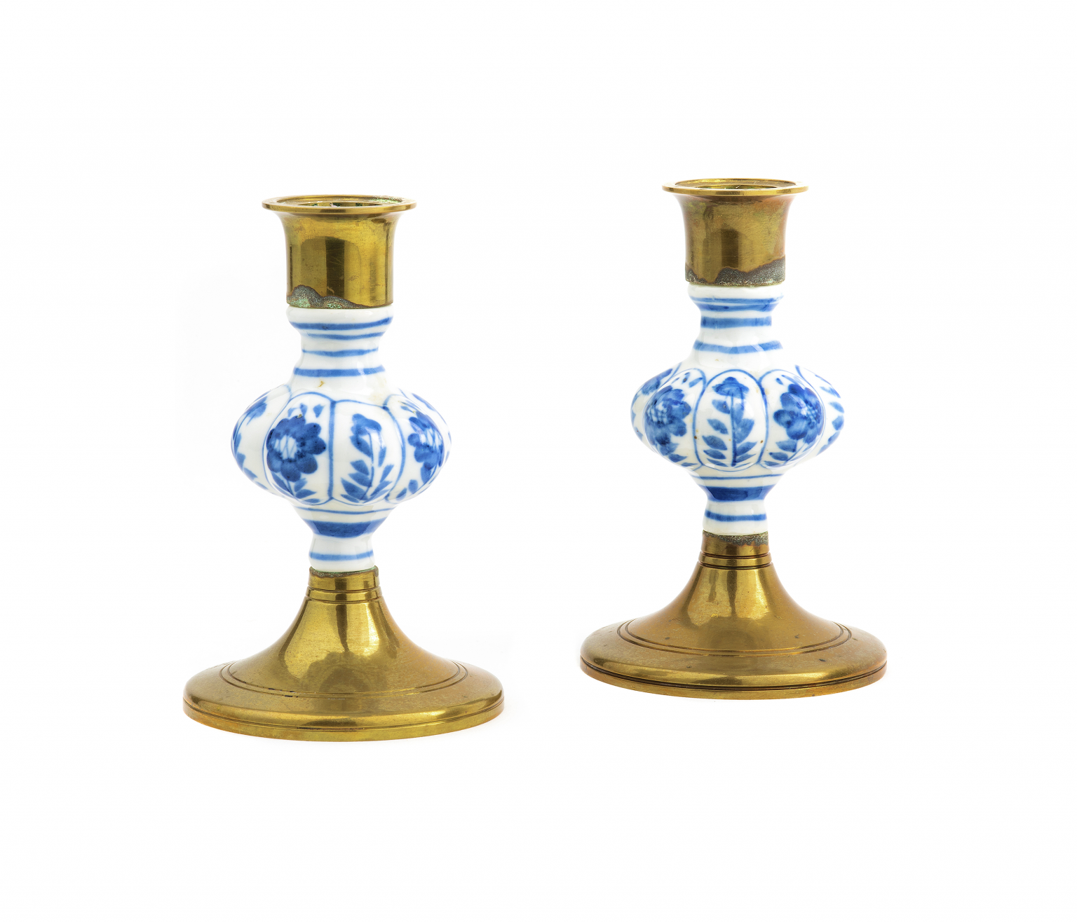 Delft Blue Candle Holders
