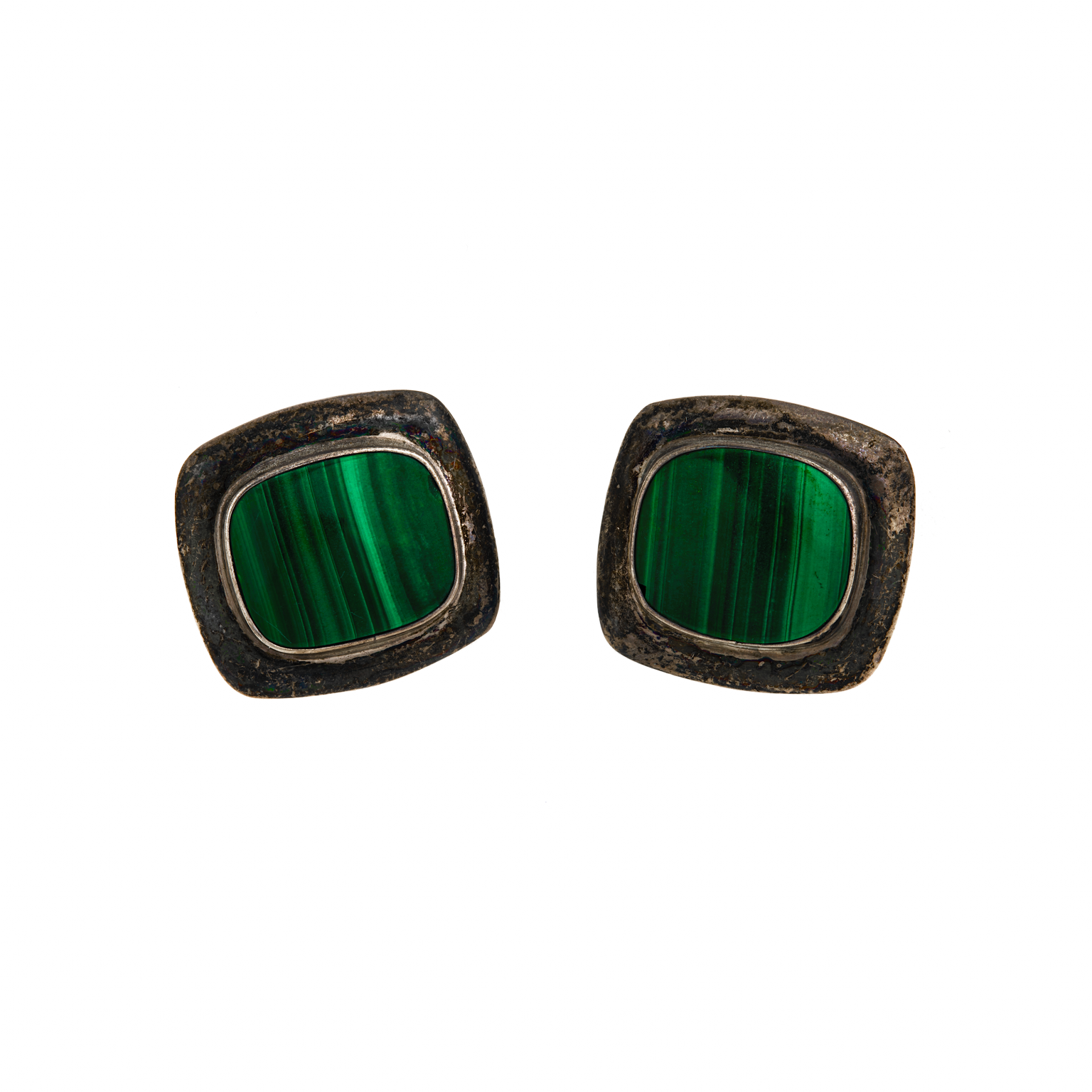 Vintage Malachite Earrings