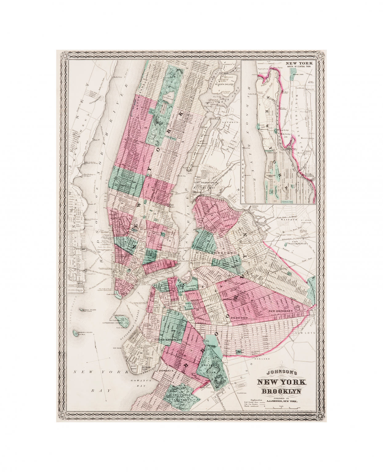 New York Old Map