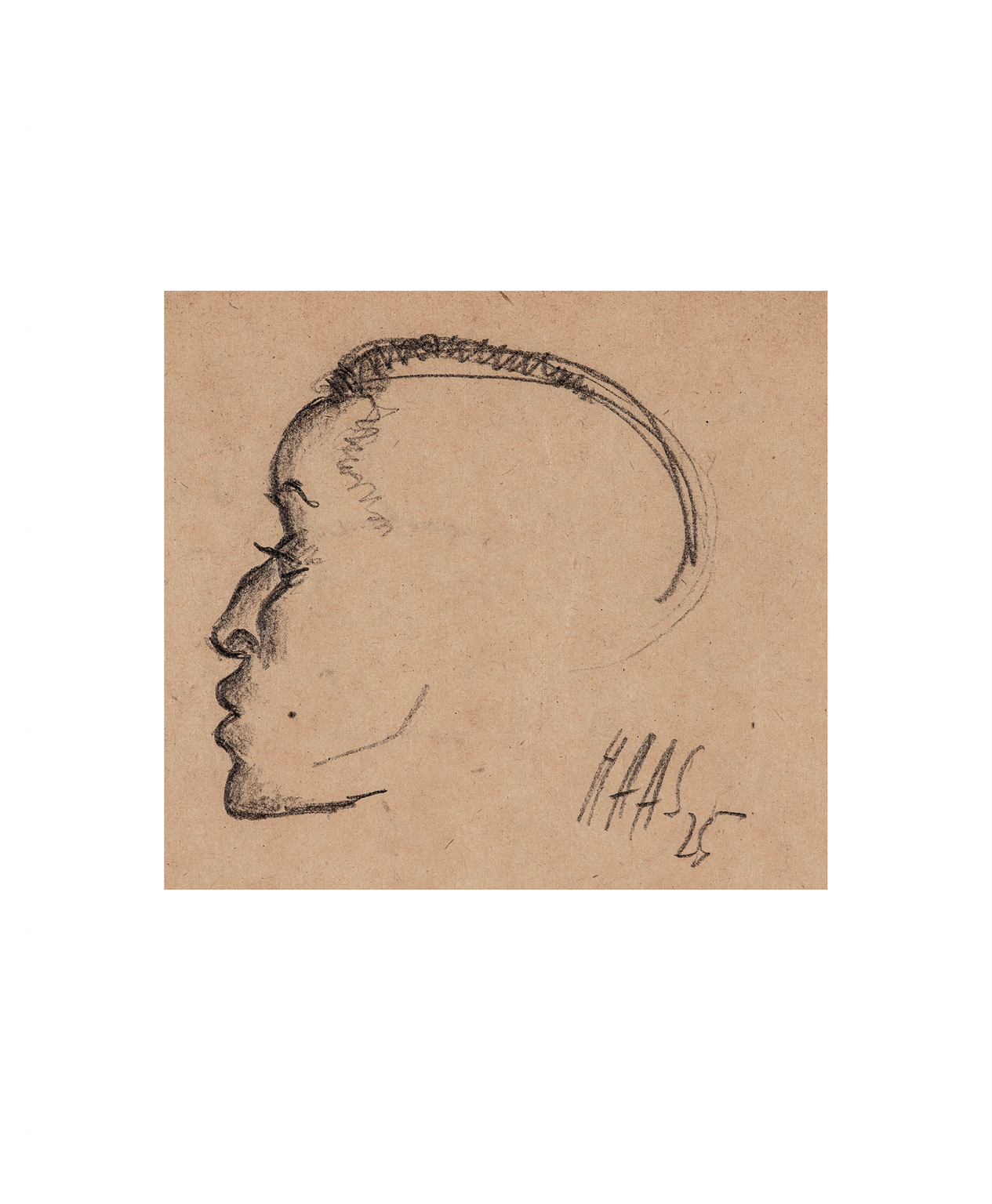 Profile Portrait Head Drawing