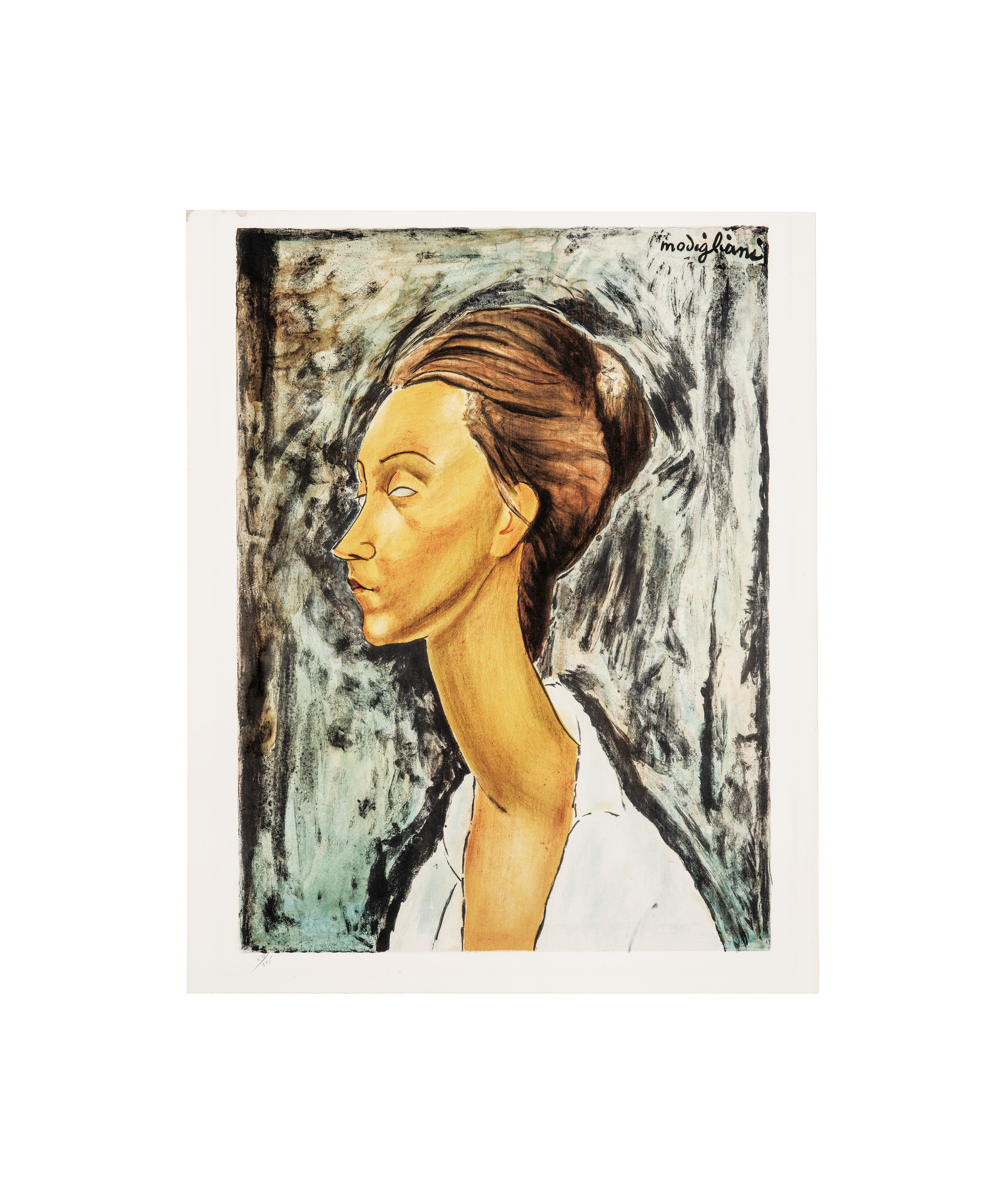 Lunia Czechowska (MINI PRINT) By Amedeo Modigliani