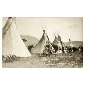 Flathead Indians Vintage Postcard