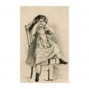 French Girl print wall art prints