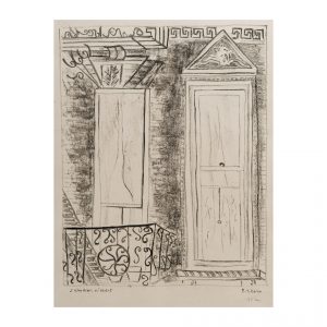 front door scene print prints wall art