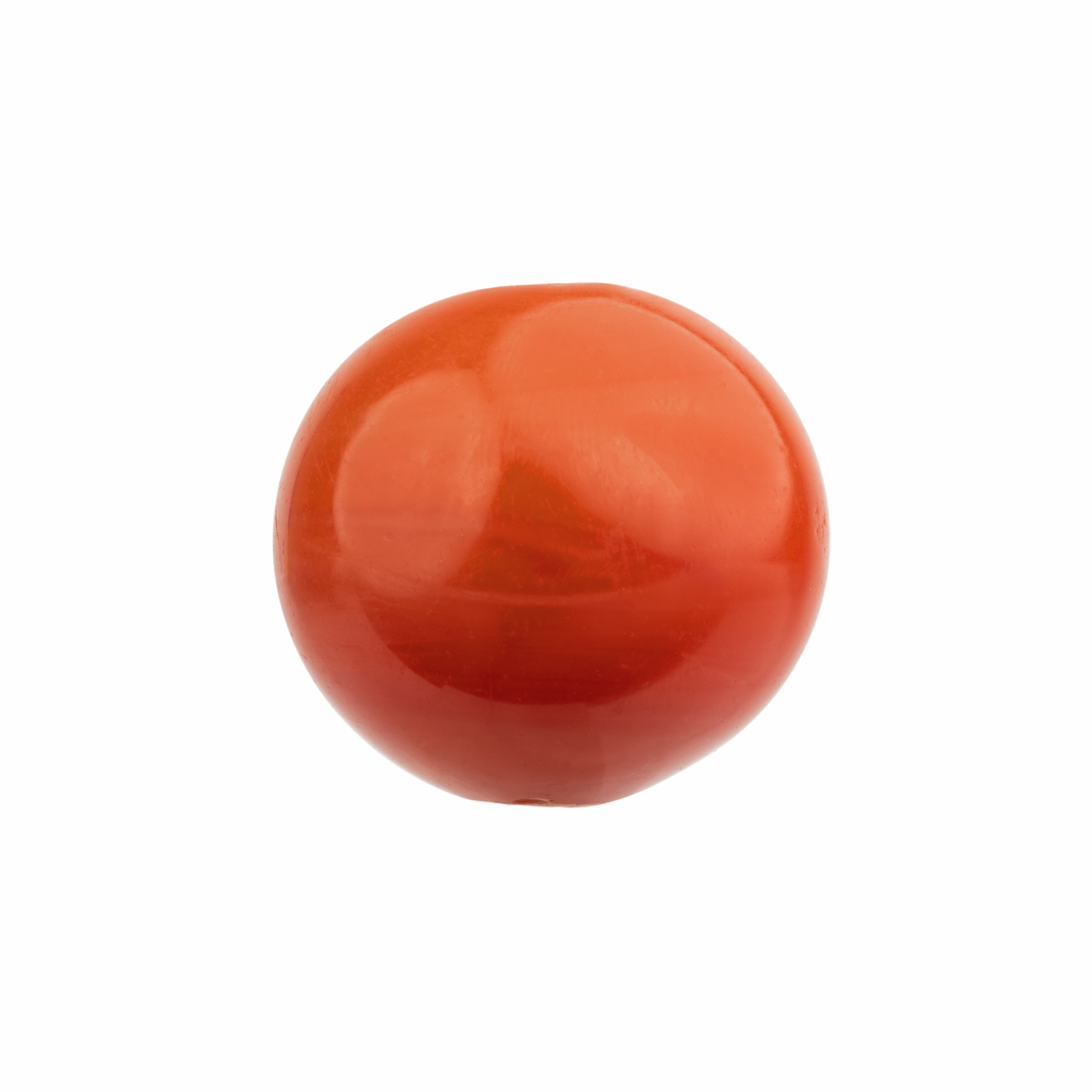 Red Glass Ojime Bead