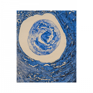 Blue Abstract Art Print