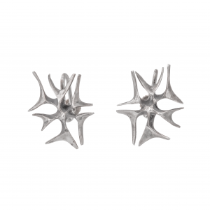 Silver Abstract Earrings