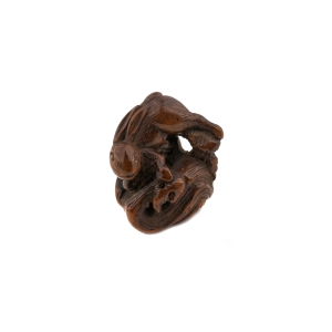 Rabbit netsuke