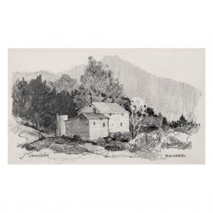 Vermont Landscape Drawing