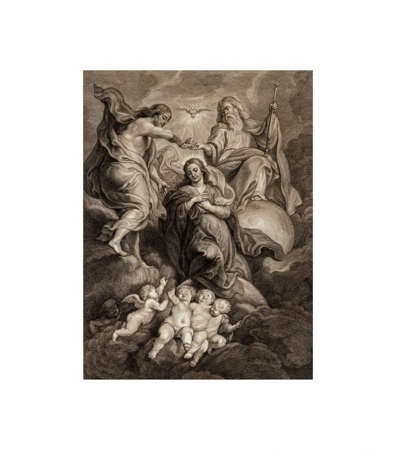 Virgin Mary Art Print