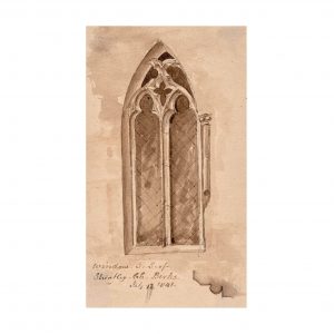 Gothic Window Drawing