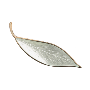 Silver Leaf Brooch