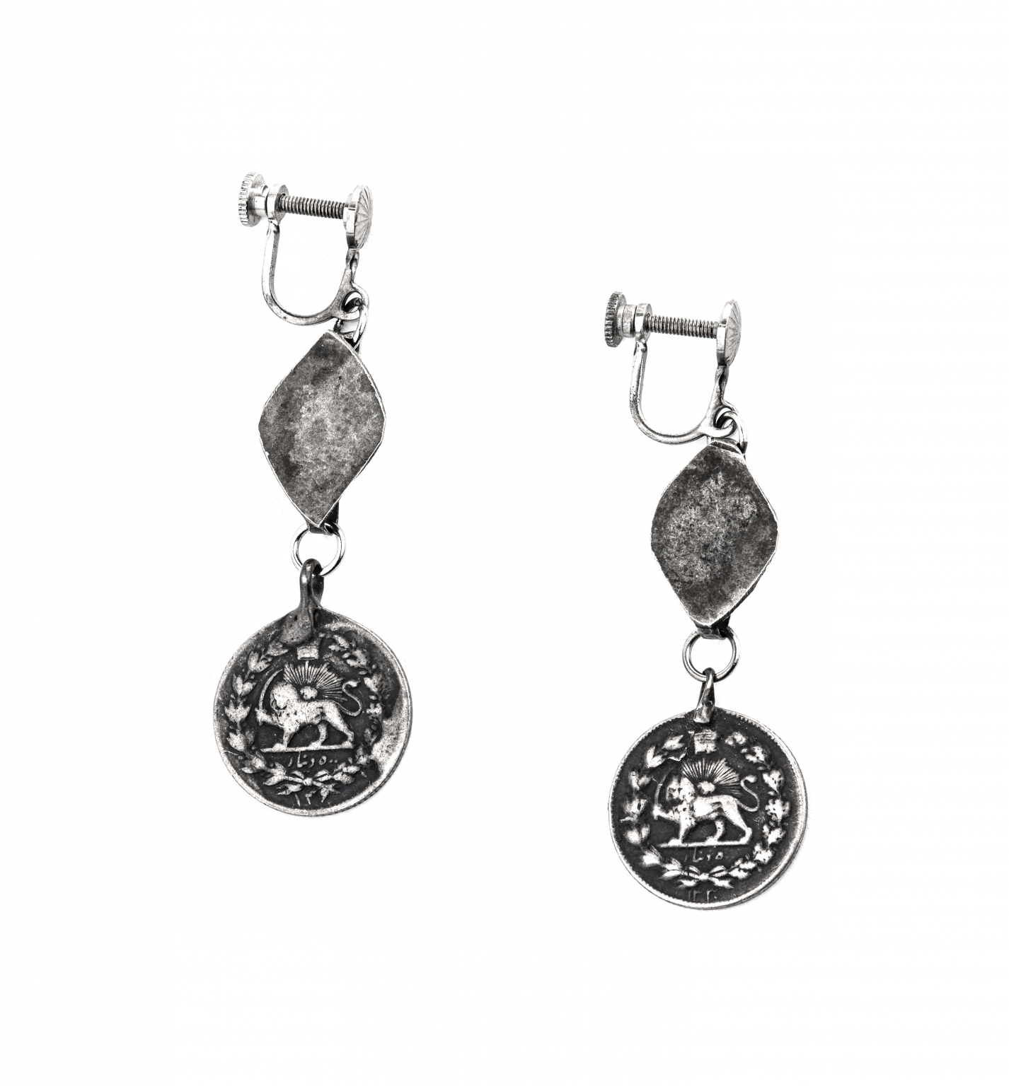 Antique Coin Earrings