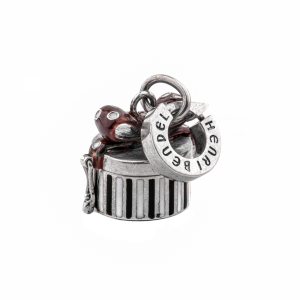 Silver Box Charm