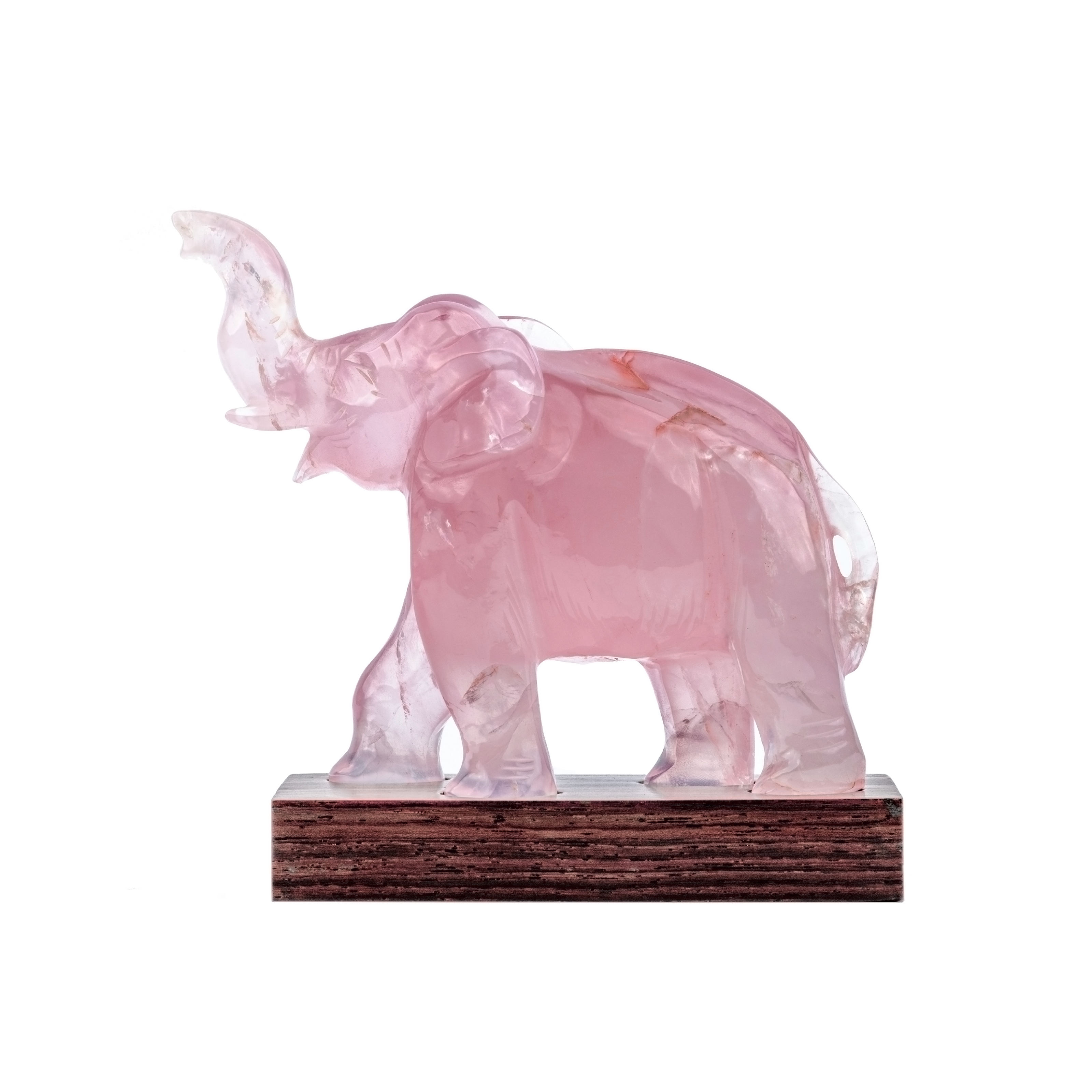 quartz elephant figurines