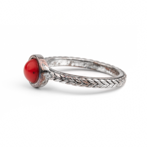 faux coral ring