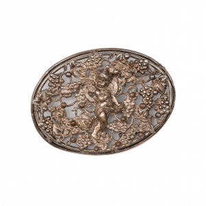 Cherub Harvest Brooch