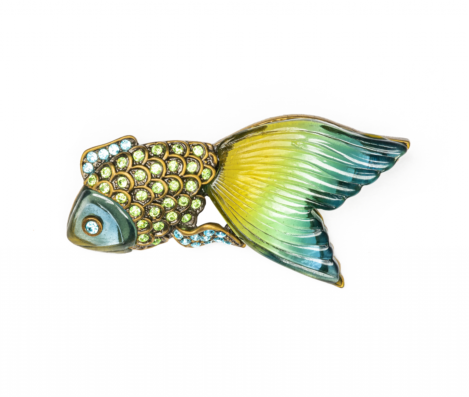 goldfish brooch