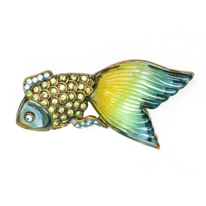 goldfish brooch