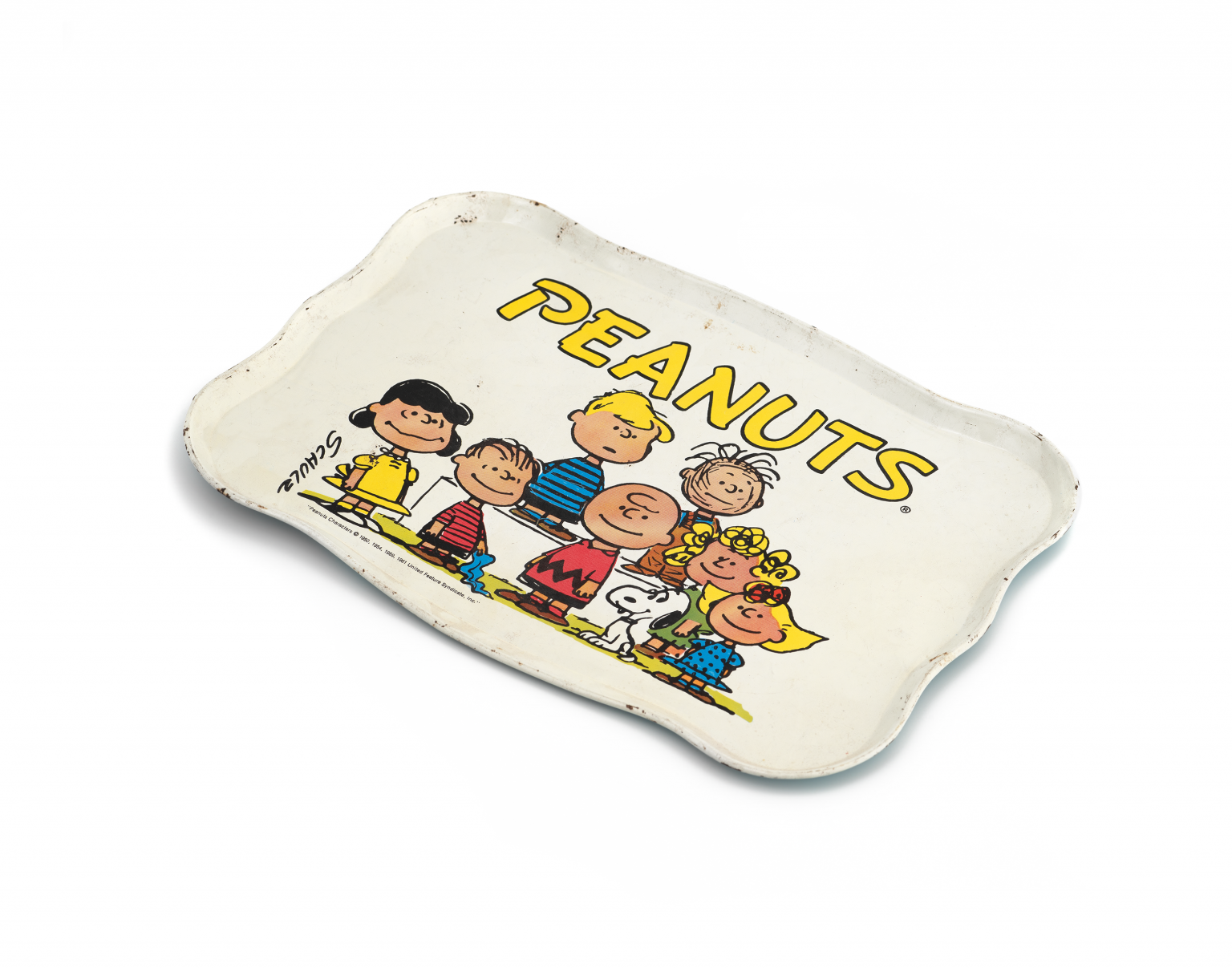 vintage Peanuts tray