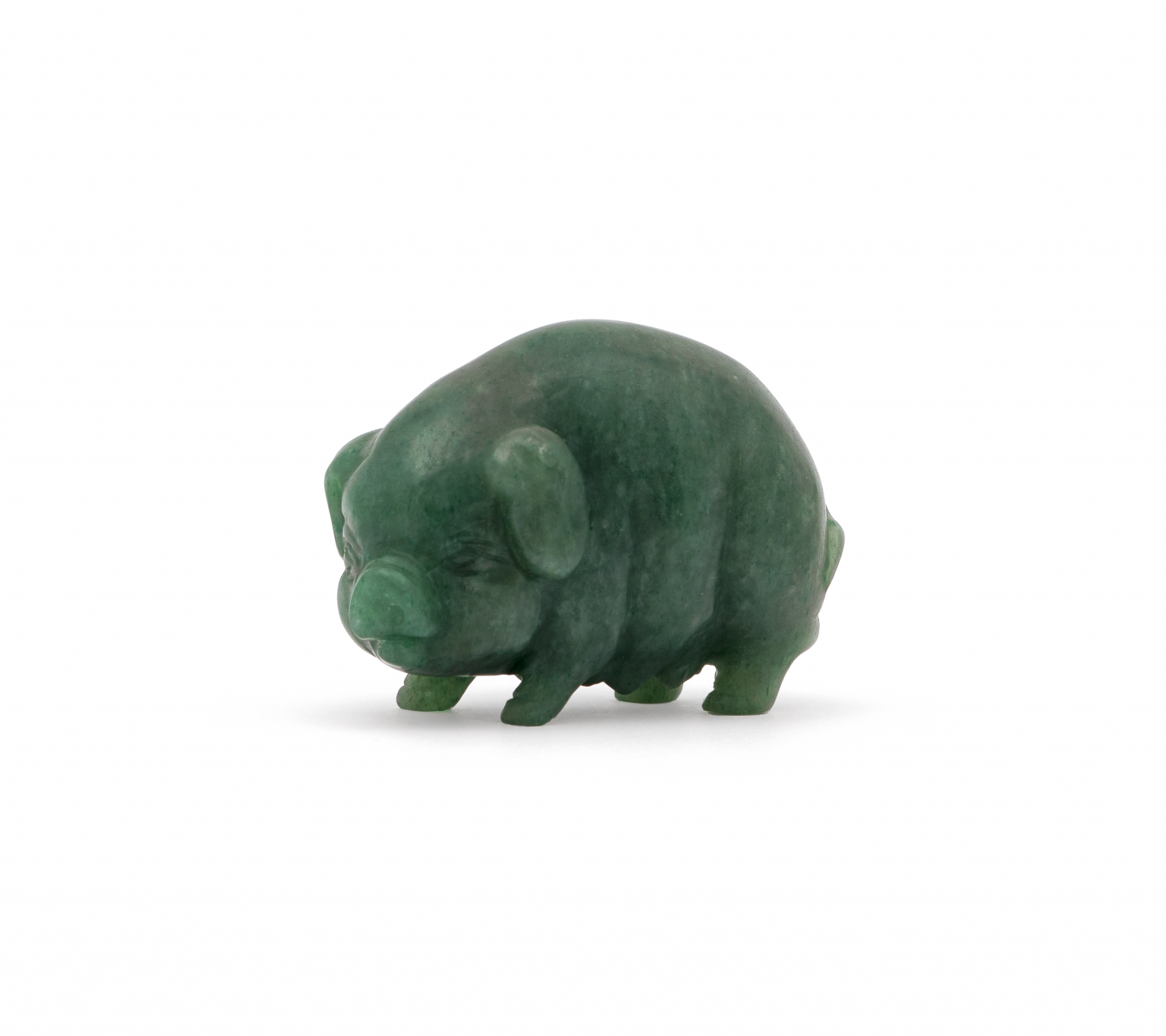 jade pig paperweight