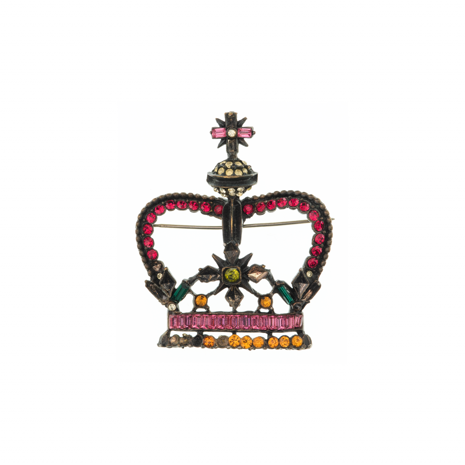 Russian Crown Brooch