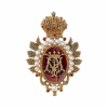 Heraldic Crest Brooch