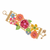 Enamel Flower Bracelet