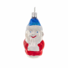 Mercury Glass Santa Ornament