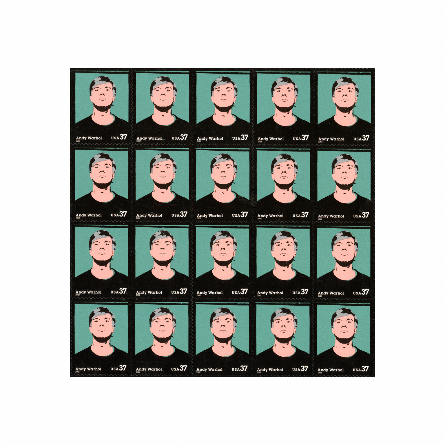 Andy Warhol postage stamp