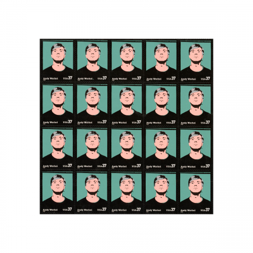 Andy Warhol postage stamp