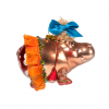 Hippo Ballerina Christmas Ornament