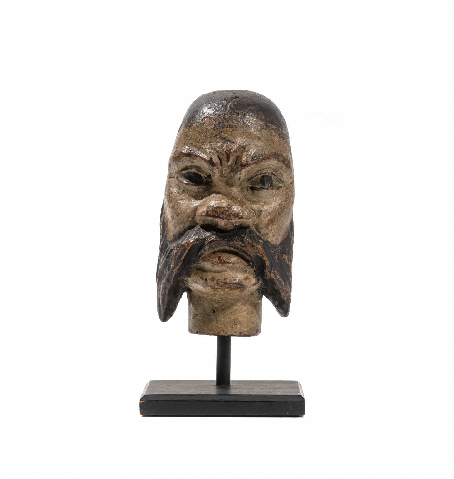 Antique Puppet Head Sculpture