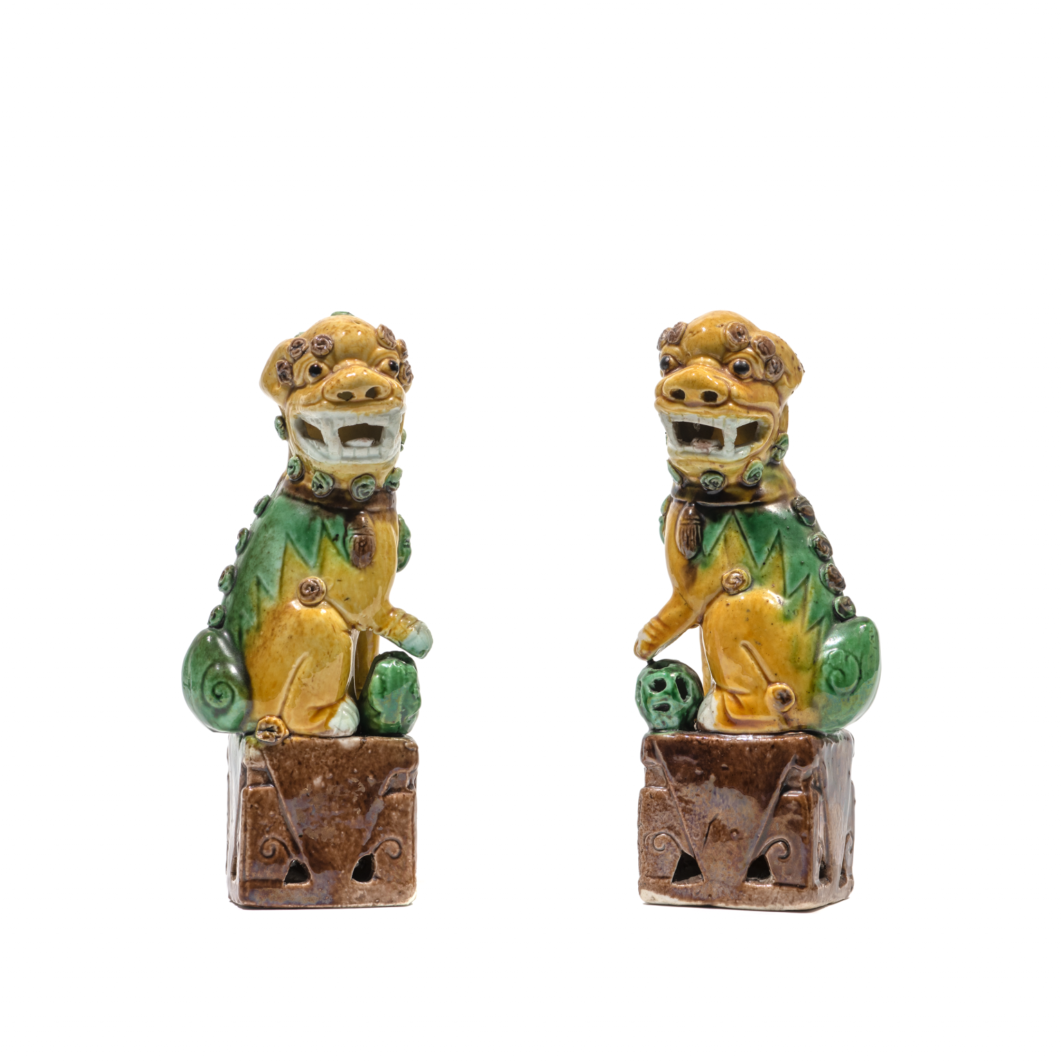 Chinese Buddhist Lion Statues