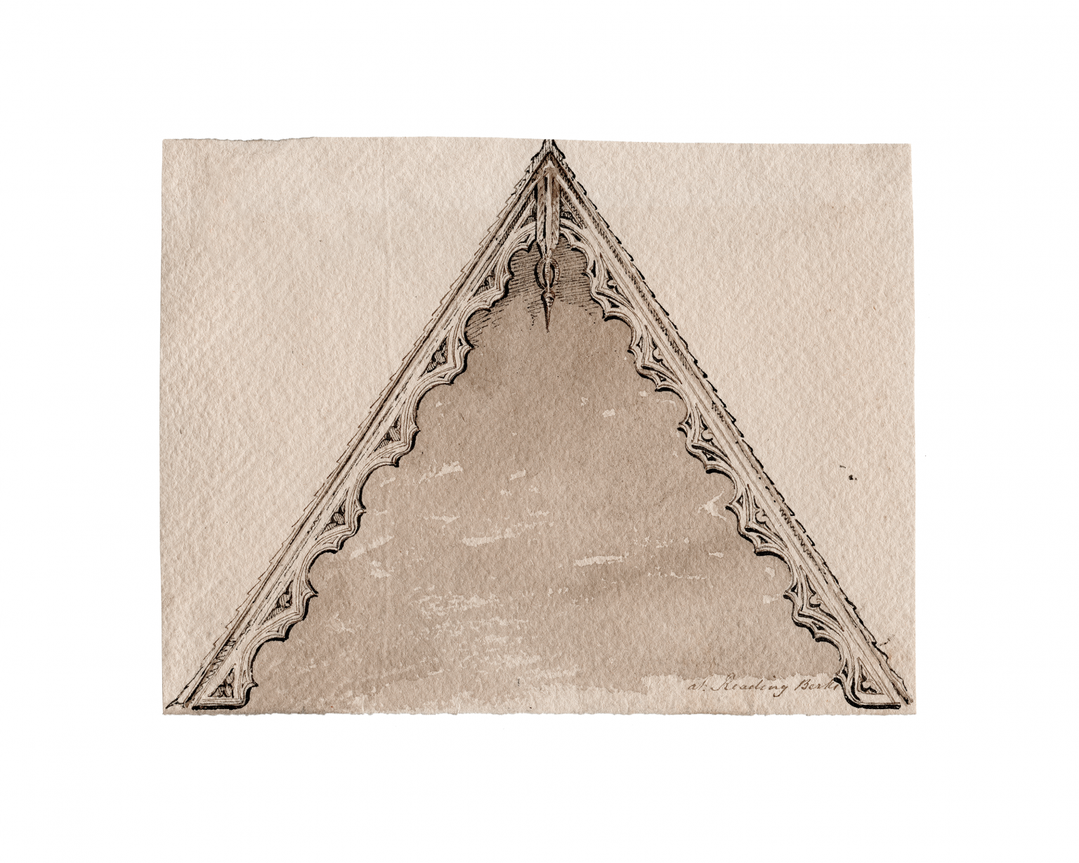 Gothic Gable Drawing