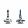 Blue and White Chinese Bud Vases