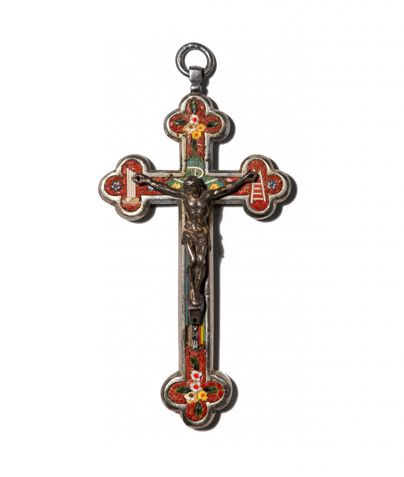 Mircomosaic Cross Pendant