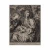 Madonna and Child with St Catherine art print