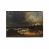 David Cox Oil Painting Beach Scene