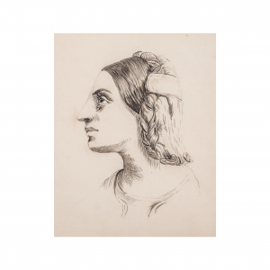 Head of a Woman Drawing