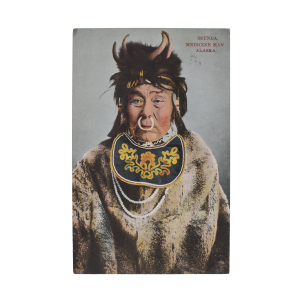 Scunda Medicine Man Alaska Vintage Postcard