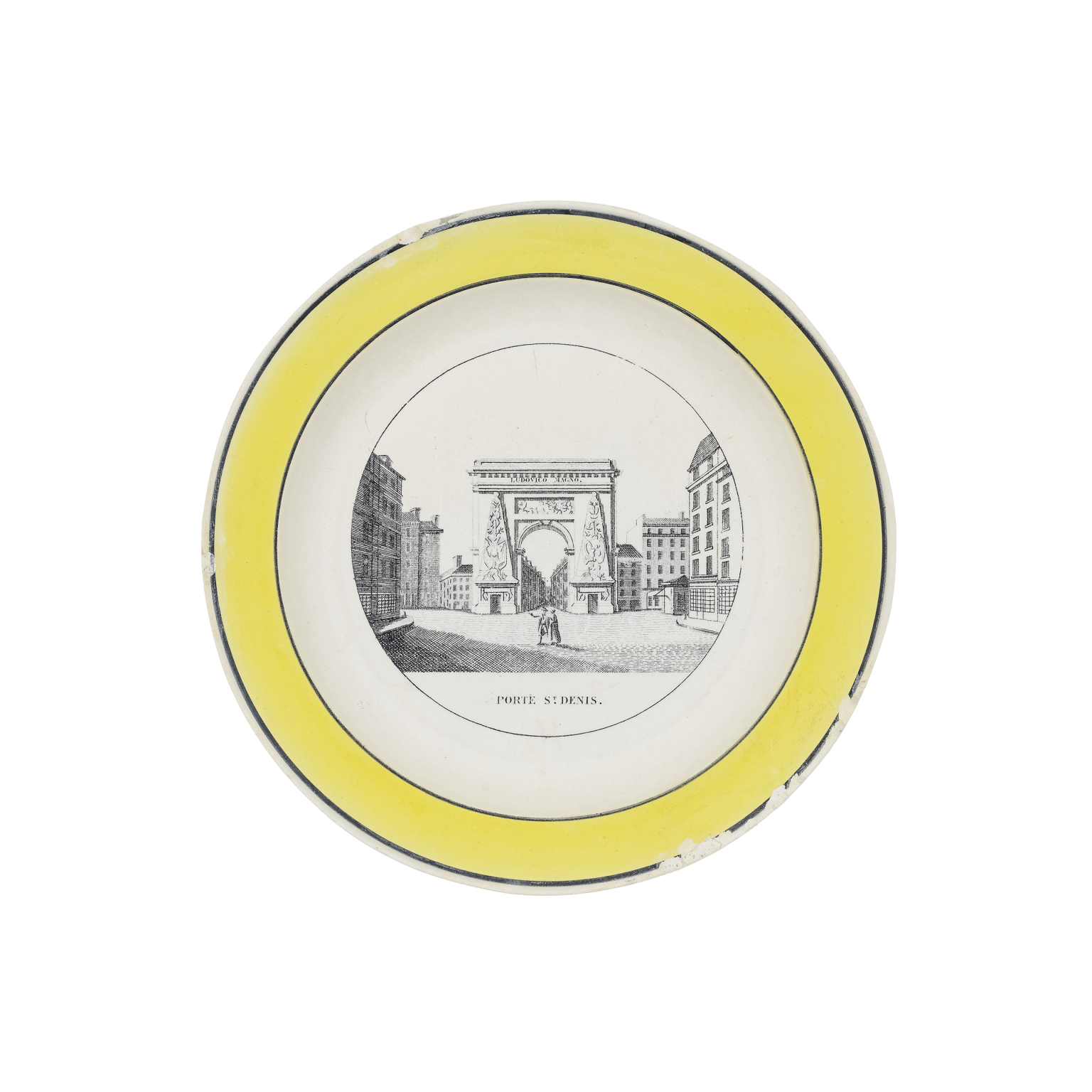 Porte St. Denis French Decorative Plate