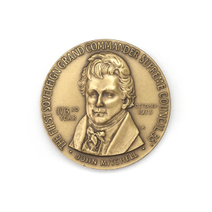 John Mitchell Freemason Supreme Council Coin