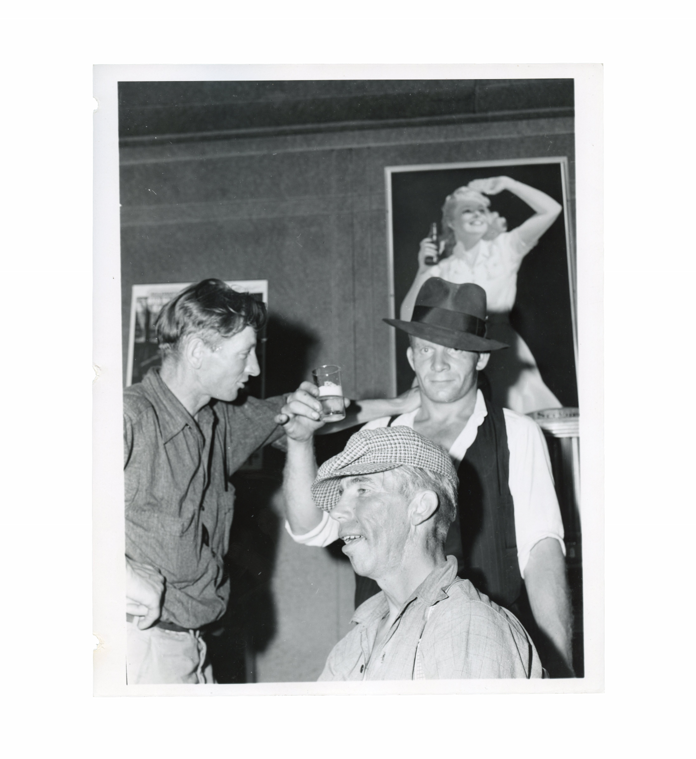 John Vachon , 1914-1975, photographer - Men in beer parlor at Finnish settlement of Bruce Crossing, Michigan - 1941 Aug